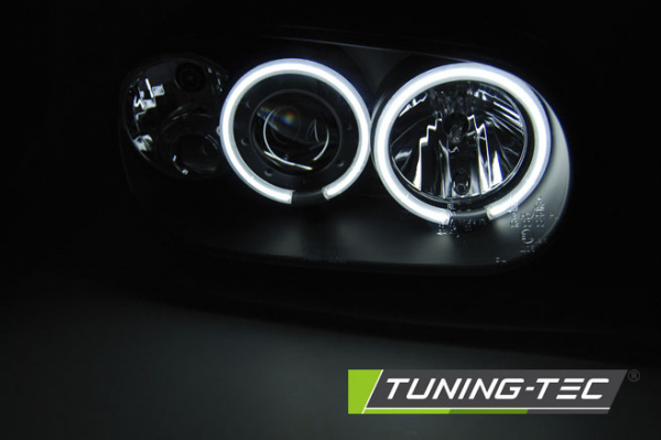 CCFL Angel Eyes Scheinwerfer für VW Golf 4 97-03 chrom